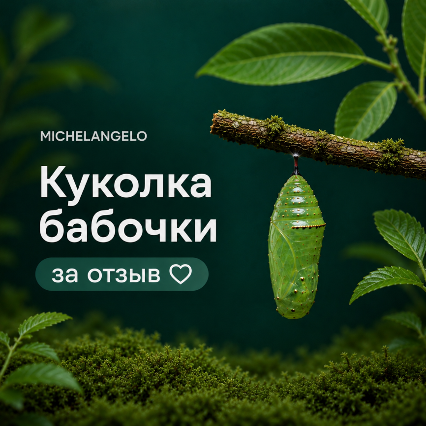 Куколка бабочки за отзыв фото 1
